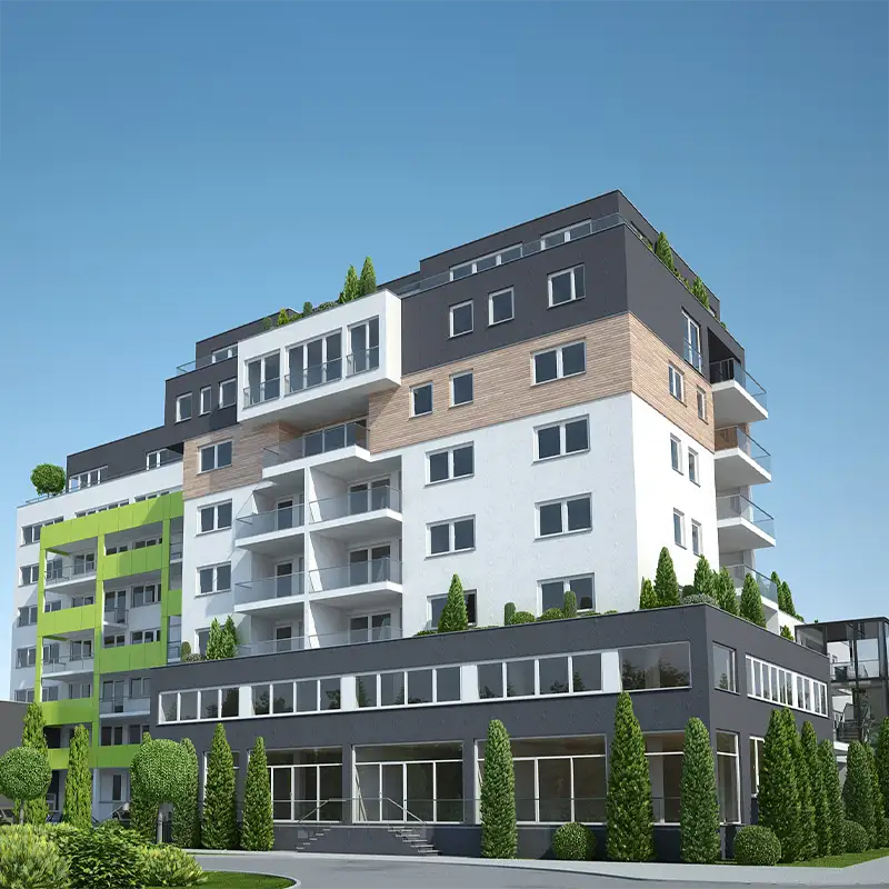 Rochner Bau GmbH: Wohn- und Geschäftshaus, Goldbacher Straße, 63741 Aschaffenburg –Wohnkomplex