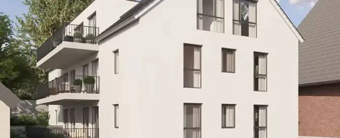 Rochner Bau GmbH: 63864 Glattbach, Hauptstr_Fünffamilienhaus_Außenansicht-Visualisierung