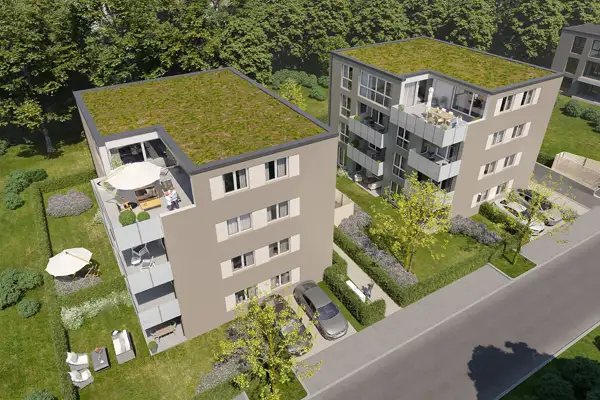 MyHome Immobilien GmbH: 63741 Nilkheim, Zwei Wohnhäuser mit je 7 Eigentumswohnungen