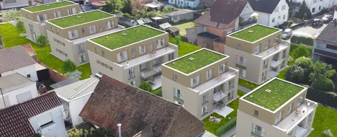 Hainburg Visualisierung 6 Mehrfamilienhäuser