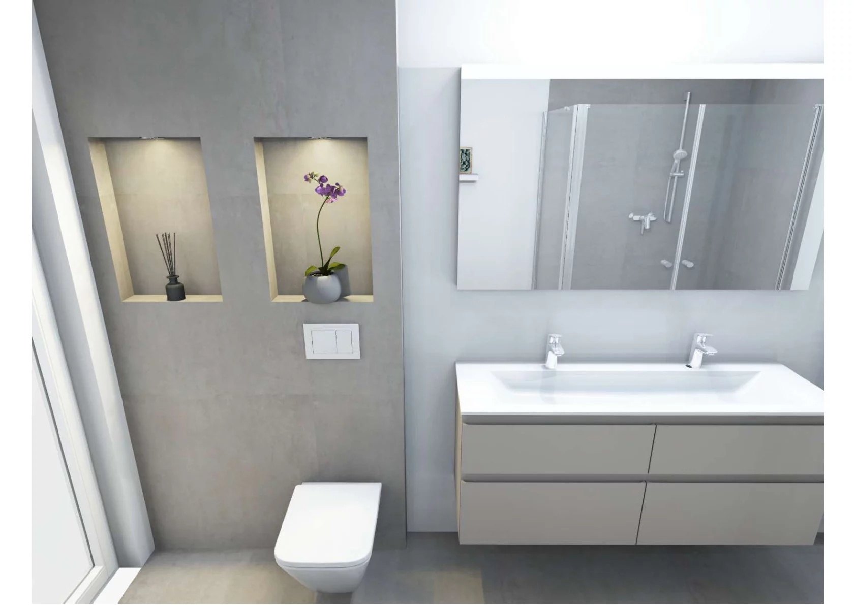 Visualisierung Badezimmer Visualisierung Badezimmer